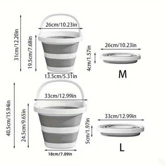 Foldable Water Bucket – Leak-Proof & Portable