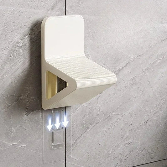 No-Drill Bathroom Footstool with Suction Cup – Shower Foot Rest & Massage Tool