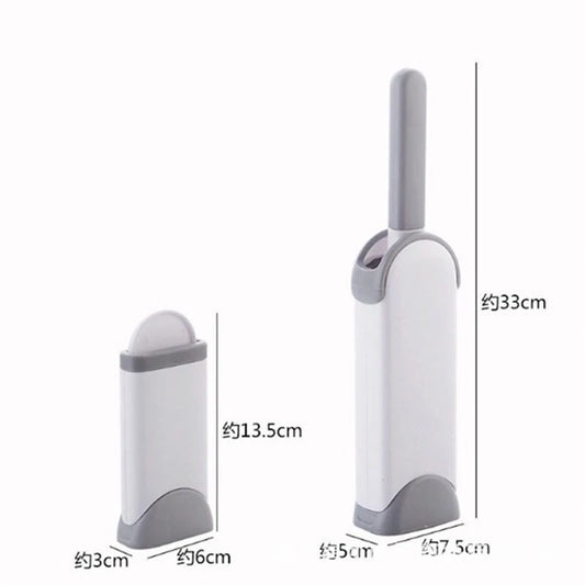 Reusable Pet Hair Lint Roller Brush – No Tape, No Waste!