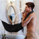 Beard Catcher Apron Bib for Men – No-Mess Shaving Cape with Suction Cups (UK Bestseller!)