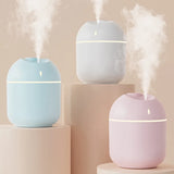 USB Cool Mist Humidifier – LED Night Light & Aroma Diffuser (270ML)