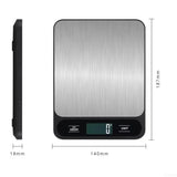 Digital Kitchen Scale 10kg/1g – USB Smart Food Scale UK