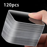 Super Strong Reusable Double-Sided Adhesive Tape (Waterproof, Transparent, Damage-Free)