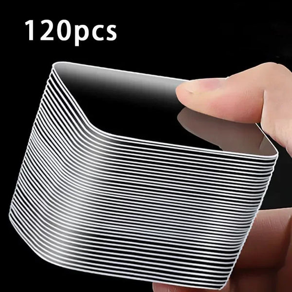Super Strong Reusable Double-Sided Adhesive Tape (Waterproof, Transparent, Damage-Free)