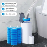 Disposable Toilet Brush – Long Handle & Replaceable Heads