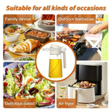 2-in-1 Kitchen Spray Oil Dispenser (500ml) – Refillable Oil Sprayer for Air Fryer, Salad, Grilling & Roasting