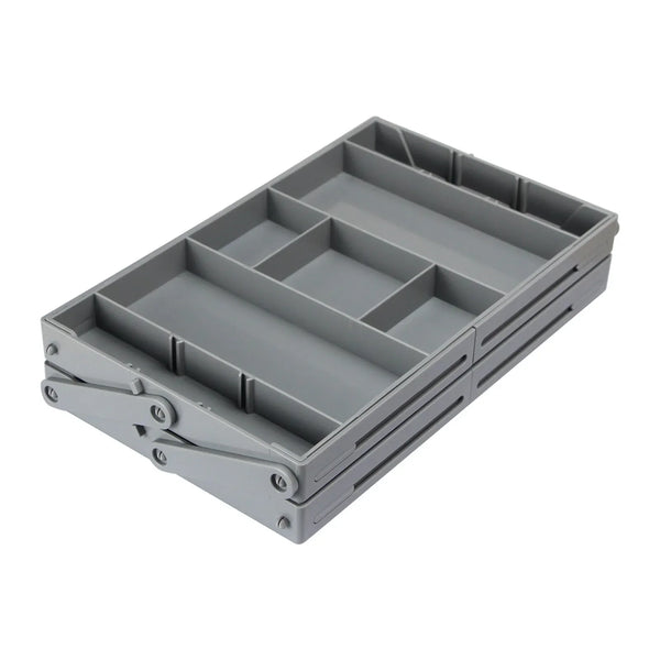 3-Tier Folding Drawer Organiser – Expandable Storage for Jewellery, Makeup & Sundries (UK)