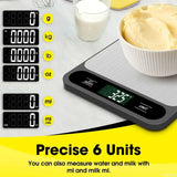 Digital Kitchen Scale 10kg/1g – USB Smart Food Scale UK