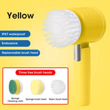 Cordless Electric Rotary Scrubber – 5-in-1 Rechargeable Cleaning Tool