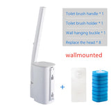 Disposable Toilet Brush – Long Handle & Replaceable Heads