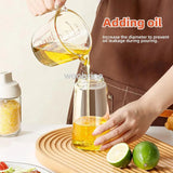 2-in-1 Kitchen Spray Oil Dispenser (500ml) – Refillable Oil Sprayer for Air Fryer, Salad, Grilling & Roasting