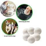Naturally Soft Clothes with Reusable Wool Dryer Balls