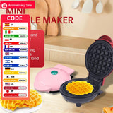 3-in-1 Waffle & Sandwich Maker – Mini Breakfast Machine UK