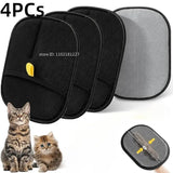 Pet Hair Removal Gloves & Brush Set – Reusable Static Fur Remover for Sofa, Carpet & Clothes (UK Edition)