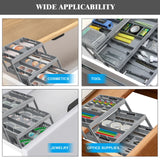 3-Tier Folding Drawer Organiser – Expandable Storage for Jewellery, Makeup & Sundries (UK)