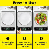 Digital Kitchen Scale 10kg/1g – USB Smart Food Scale UK