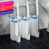 Disposable Toilet Brush – Long Handle & Replaceable Heads