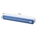 Magnetic Cling Film Dispenser with Slide Cutter – Compact, No-Tangle Wrap Organizer