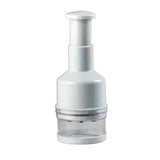 Manual Garlic Chopper – 3-in-1 Stainless Steel Handheld Crusher & Slicer Tool for Kitchen