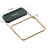 Foldable Kitchen Sink Filter Rack with Disposable Mesh Bags – No-Drill Triangle Drain Basket