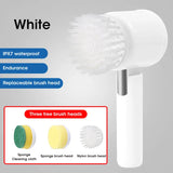 Cordless Electric Rotary Scrubber – 5-in-1 Rechargeable Cleaning Tool