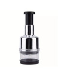 Manual Garlic Chopper – 3-in-1 Stainless Steel Handheld Crusher & Slicer Tool for Kitchen