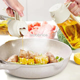 2-in-1 Kitchen Spray Oil Dispenser (500ml) – Refillable Oil Sprayer for Air Fryer, Salad, Grilling & Roasting