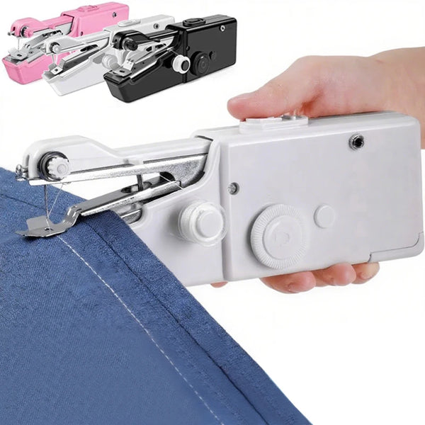 Portable Handheld Sewing Machine UK – Mini Cordless Stitcher for Clothes, Fabrics & Quick Repairs
