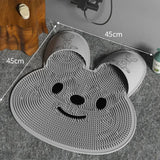Rabbit Silicone Foot Scrubber – Non-Slip Exfoliating Shower Massage Mat (30/45CM)