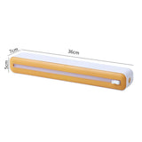 Magnetic Cling Film Dispenser with Slide Cutter – Compact, No-Tangle Wrap Organizer