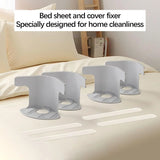 Heavy Duty Bed Sheet Corner Clips – 4/8 Pcs Non-Slip Grippers for All UK Mattress Sizes