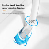 Disposable Toilet Brush – Long Handle & Replaceable Heads
