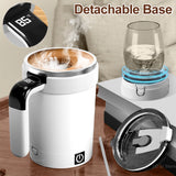 Rechargeable Self-Stirring Mug – Magnetic Coffee Mixer Cup 400ml (UK)