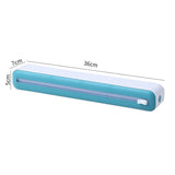 Magnetic Cling Film Dispenser with Slide Cutter – Compact, No-Tangle Wrap Organizer