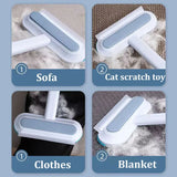 Pet Hair Removal Gloves & Brush Set – Reusable Static Fur Remover for Sofa, Carpet & Clothes (UK Edition)