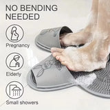 Rabbit Silicone Foot Scrubber – Non-Slip Exfoliating Shower Massage Mat (30/45CM)